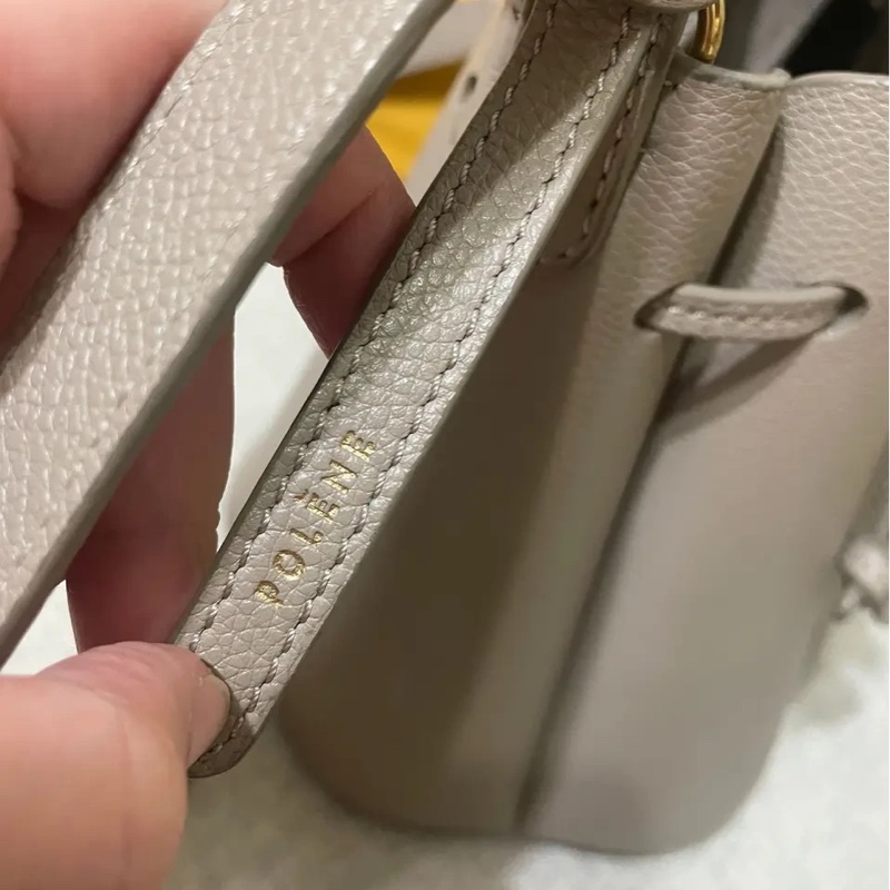 Polene Numéro Huit Mini EDITION TEXTURED TAUPE-2