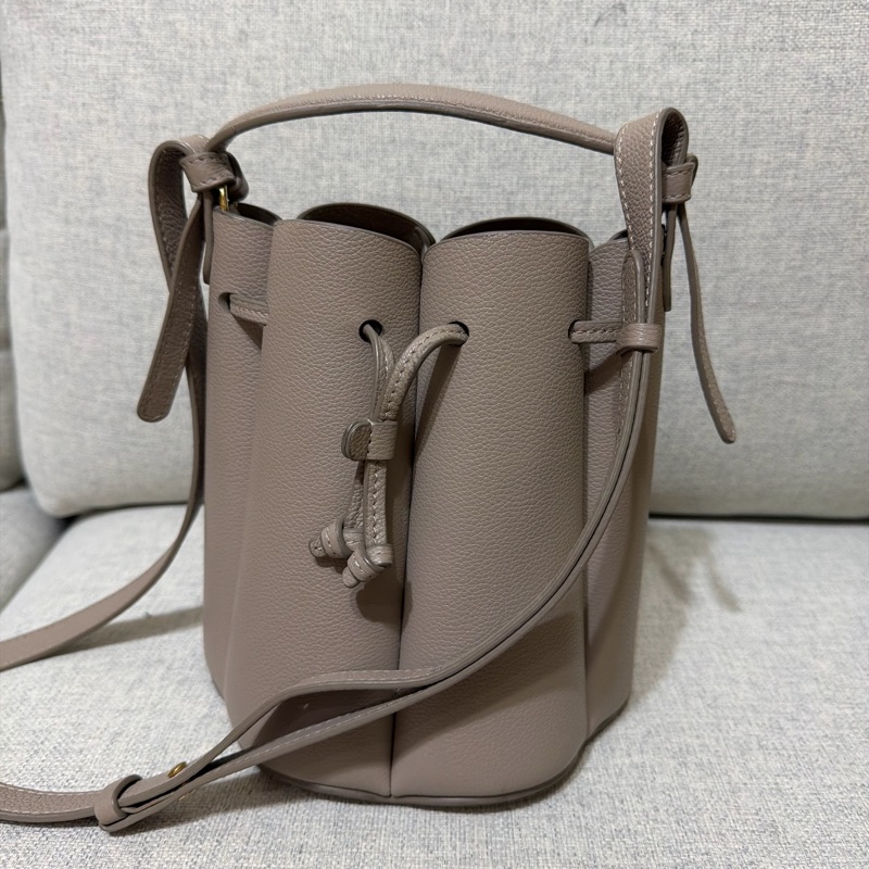 Polene Numéro Huit Mini EDITION TEXTURED TAUPE-5