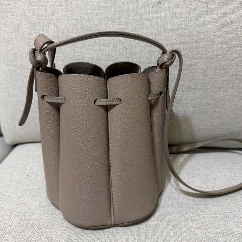 Polene Numéro Huit Mini EDITION TEXTURED TAUPE-6