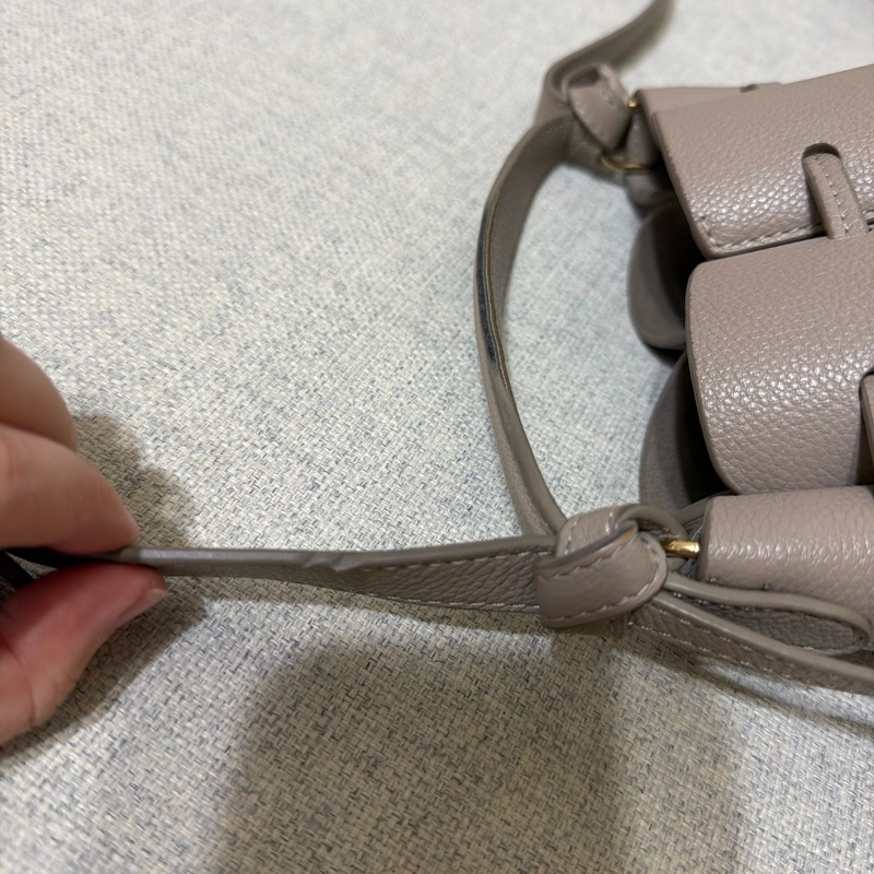 Polene Numéro Huit Mini EDITION TEXTURED TAUPE-13