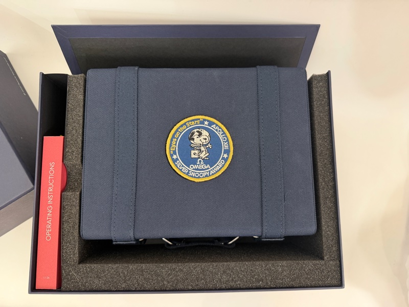Omega 第三代精鋼Speedmaster藍鋼針Snoopy登月機械錶-12