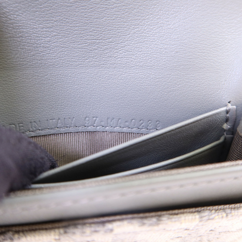 Dior 帆布Saddle Bloom Card Holder金扣卡片套-7