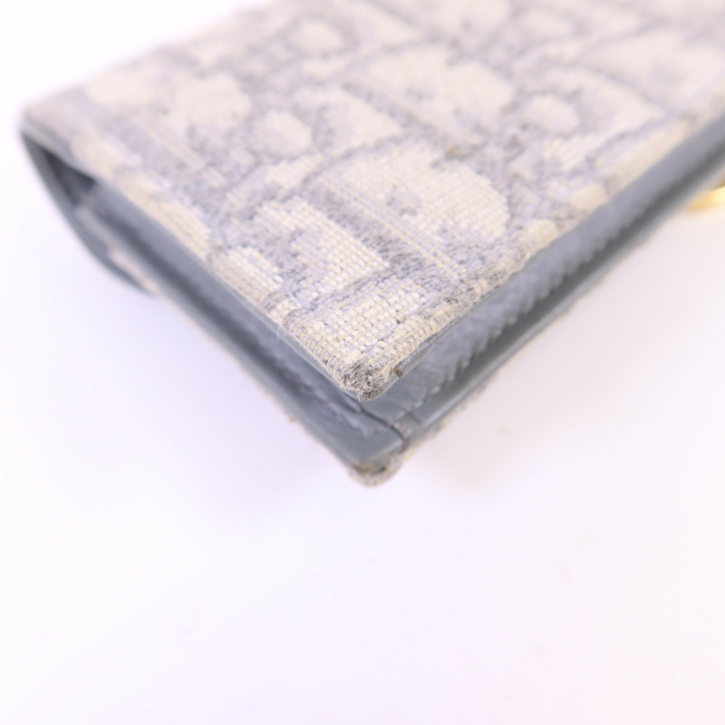 Dior 帆布Saddle Bloom Card Holder金扣卡片套-12