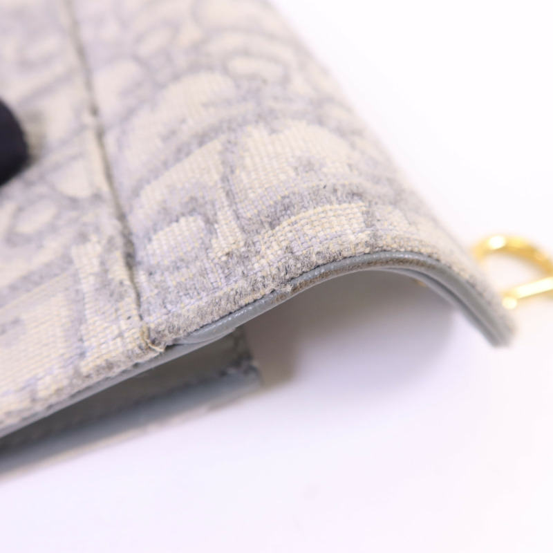 Dior 帆布Saddle Bloom Card Holder金扣卡片套-13