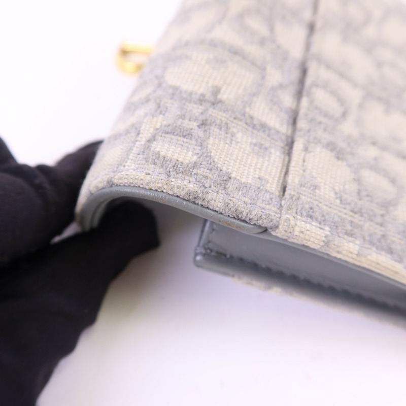 Dior 帆布Saddle Bloom Card Holder金扣卡片套-14