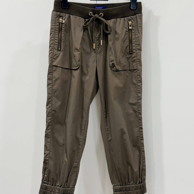 BURBERRY 藍標 鬆緊帶束口休閒褲-1