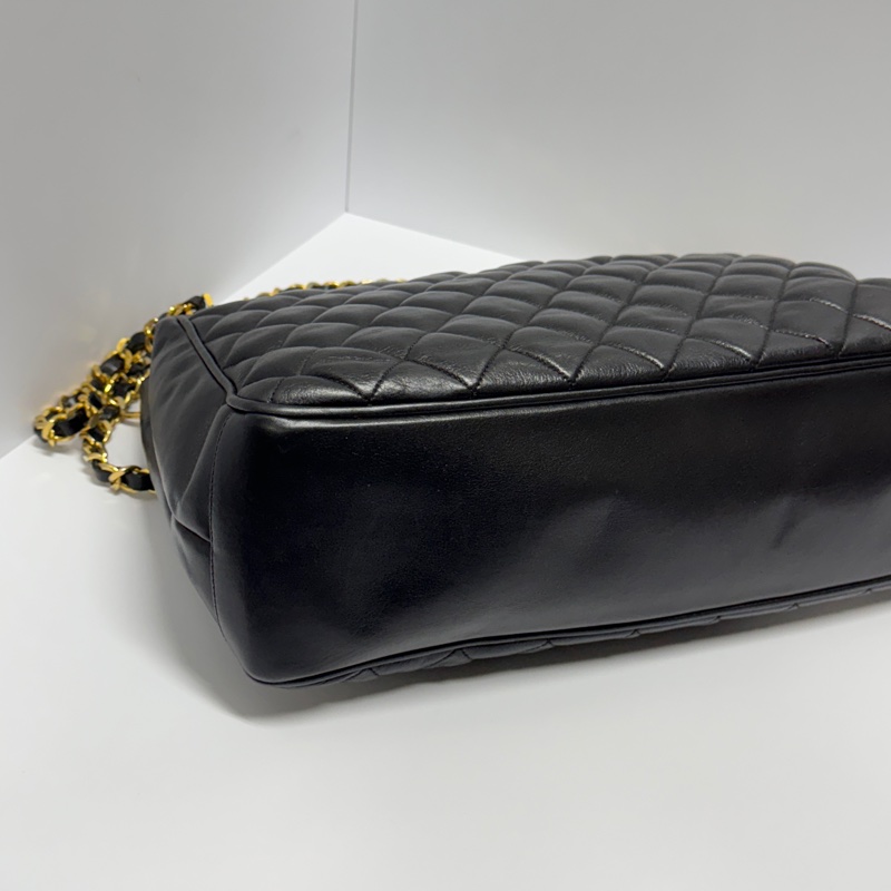 【極新🎁】 Chanel 黑金羊皮 經典托特包 （專櫃23.7萬）-12