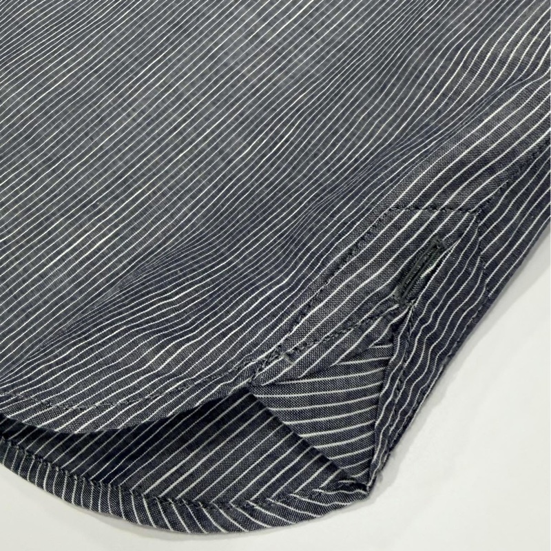 BURBERRY 倫敦 直條紋大戰馬刺繡襯衫-6