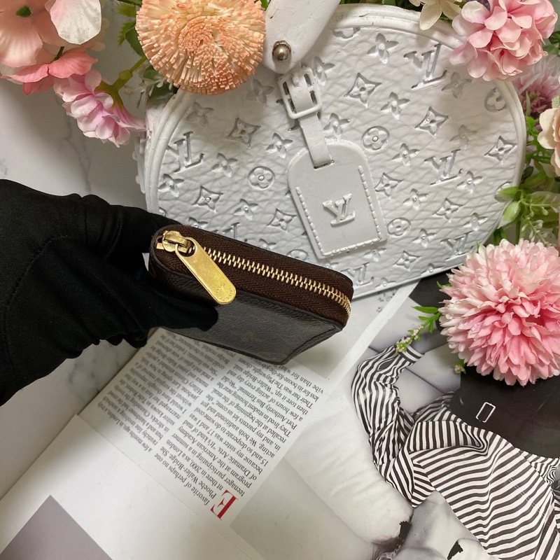 LV M60067經典老花拉鍊零錢包 🏅-7