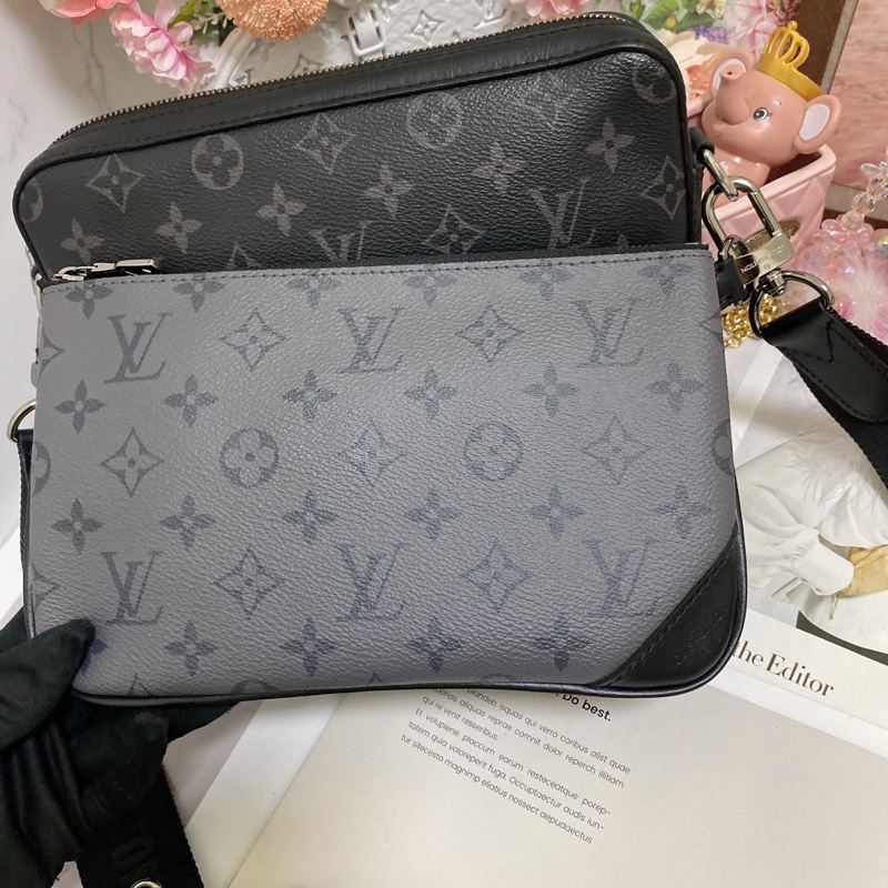 LV M69443 三合一黑武士郵差包 🏅-5