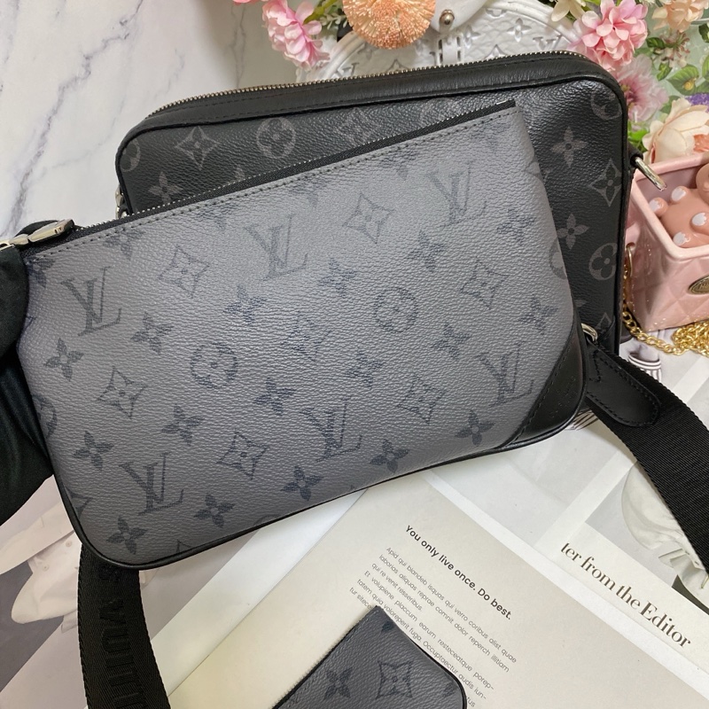 LV M69443 三合一黑武士郵差包 🏅-6