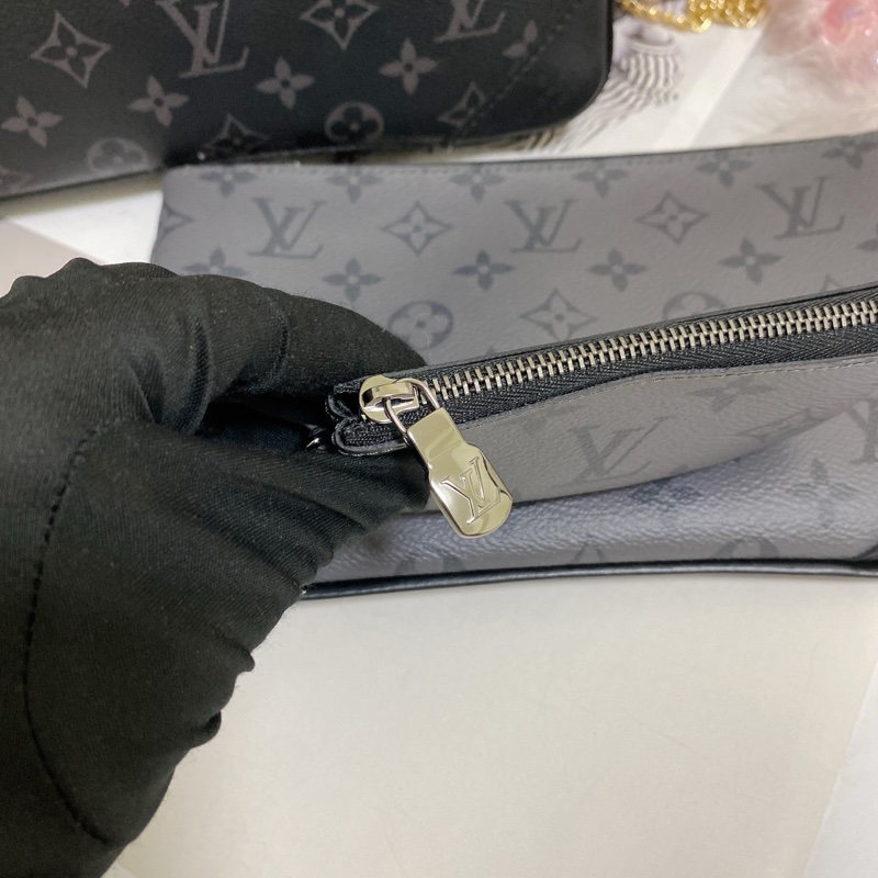 LV M69443 三合一黑武士郵差包 🏅-14