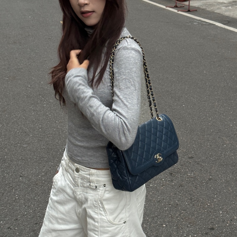 【極新🎁】 Chanel Diana 黛妃包 魚子醬牛皮（專櫃最新24.6萬）-3