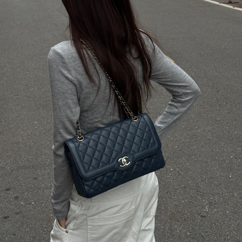 【極新🎁】 Chanel Diana 黛妃包 魚子醬牛皮（專櫃最新24.6萬）-4