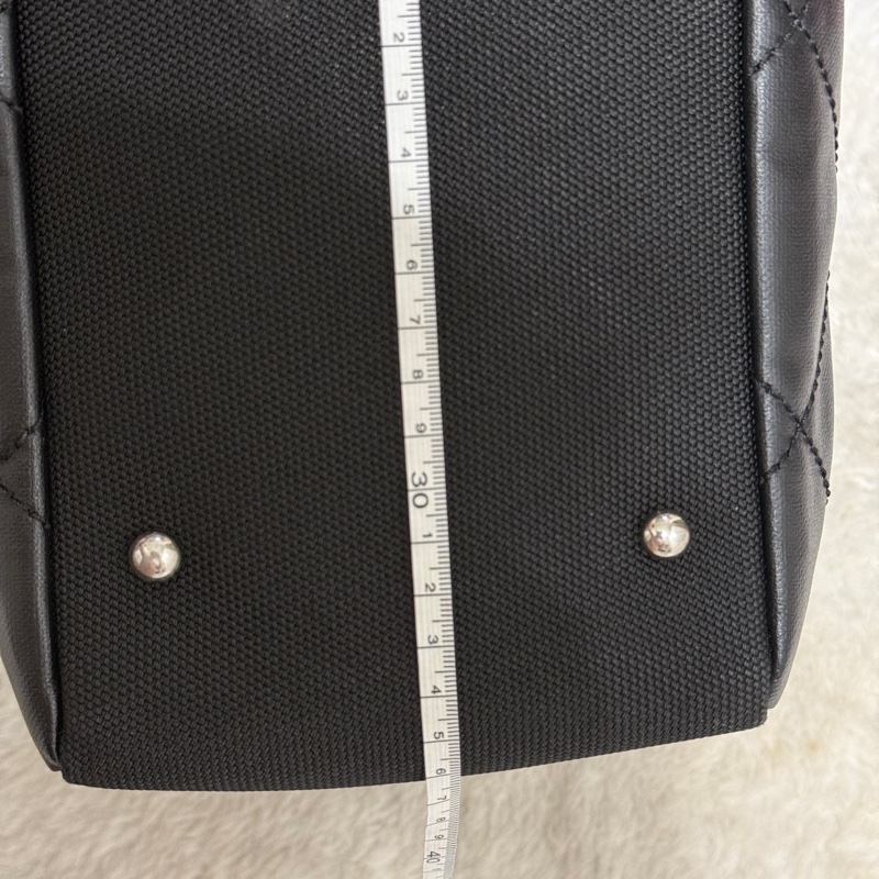 未使用9新✨是一顆公事包 也可以是一顆媽媽包 香奈兒chanel黑色肩背 托特-13