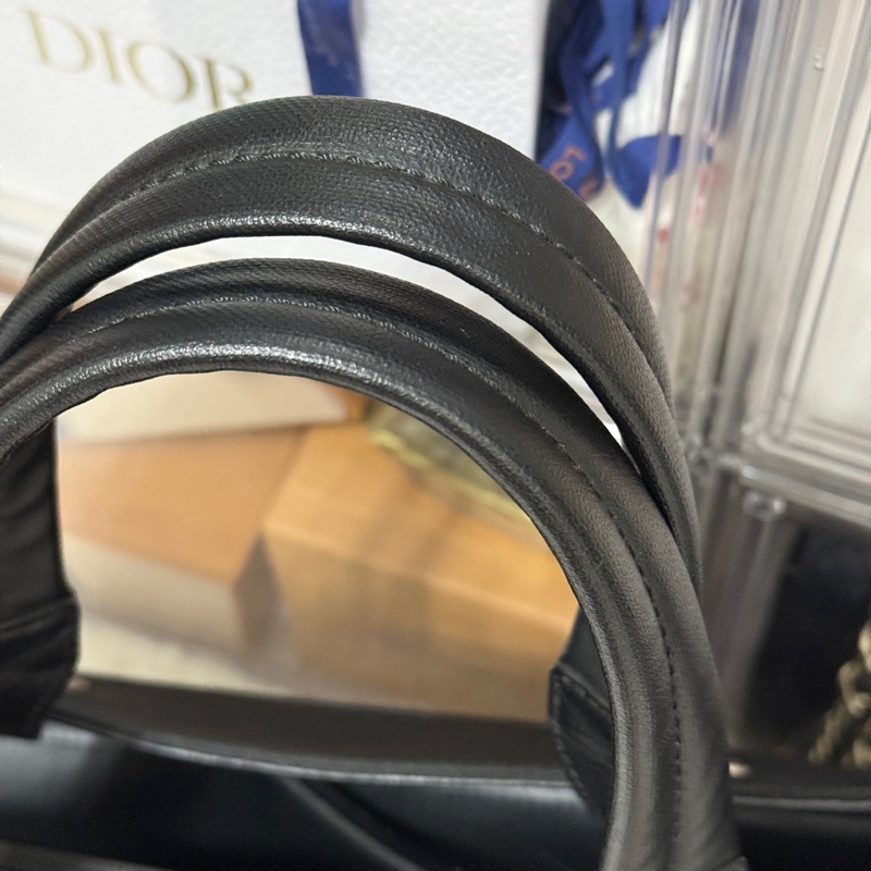 未使用9新✨是一顆公事包 也可以是一顆媽媽包 香奈兒chanel黑色肩背 托特-9