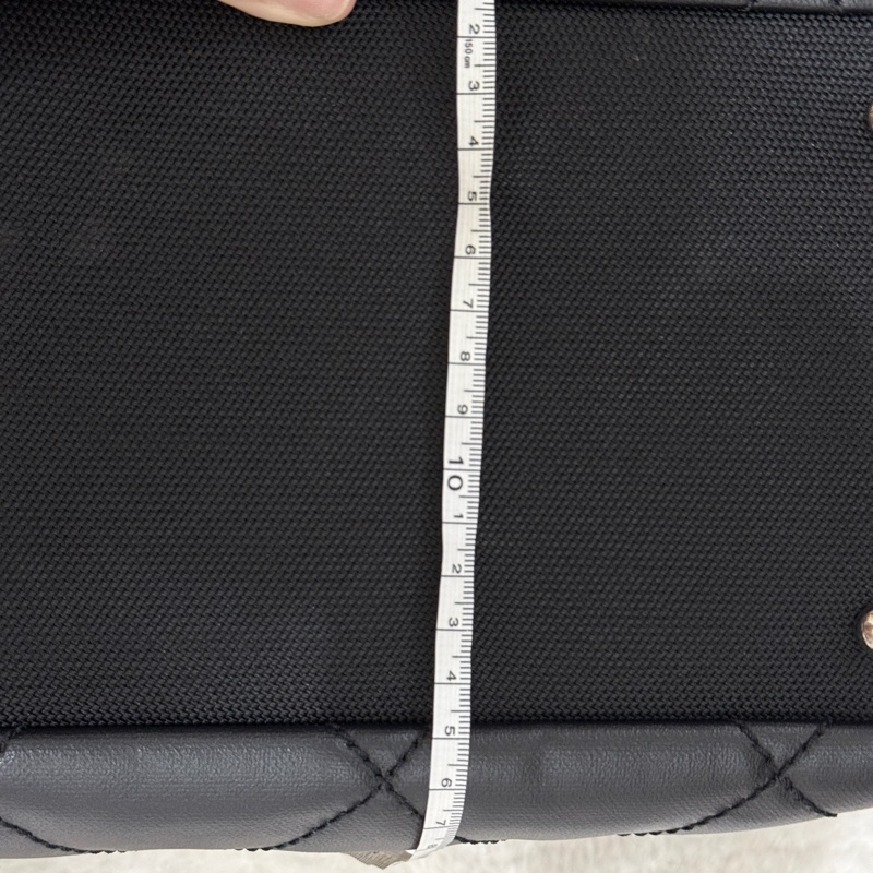 未使用9新✨是一顆公事包 也可以是一顆媽媽包 香奈兒chanel黑色肩背 托特-14