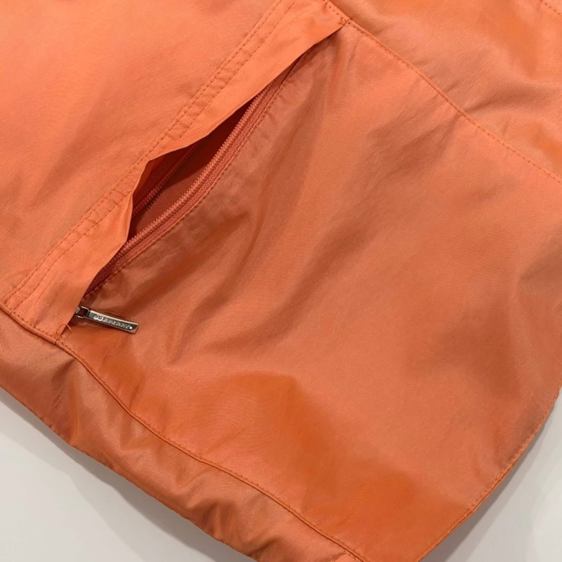 BURBERRY 倫敦 鮭魚粉色格紋抽繩薄款背心-5