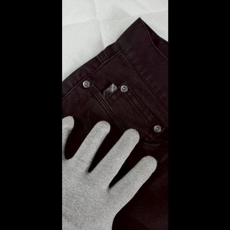 絕版BURBERRY 博柏利 BLACK LABEL 黑標 男黑色彈性休閒長褲82號-5