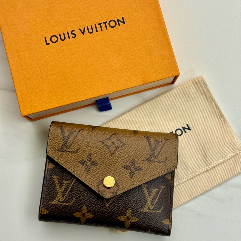 LV Victorine錢包/拼色短夾-0