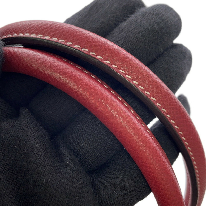 愛馬仕 Hermès Bolide Relax 35 Rouge H 手提包 / 愛普生 A 印章-10