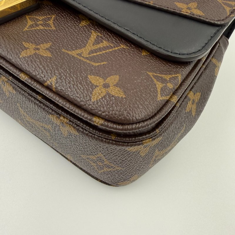 Louis Vuitton - 原花金釦下蓋Marceau肩側背包-11