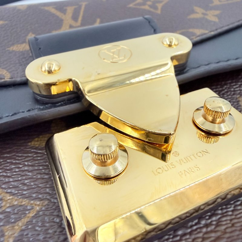 Louis Vuitton - 原花金釦下蓋Marceau肩側背包-32