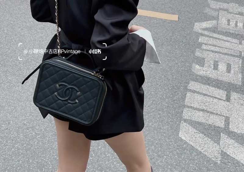 JK國際二手精品✨Chanel vanity case相機包 21cm-1