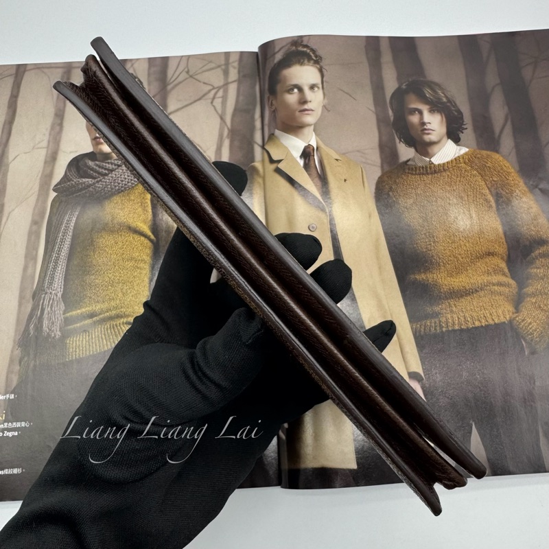 LOUIS VUITTON LV Brazza Damier Ebene 經典棋盤格長夾-16