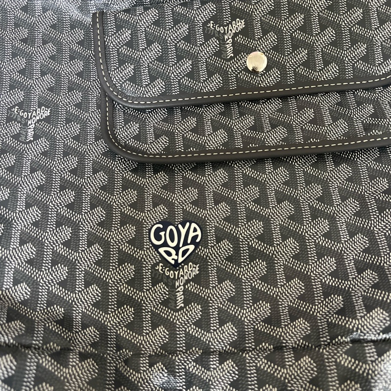 Goyard hobo 灰色限定愛心塗鴉-3