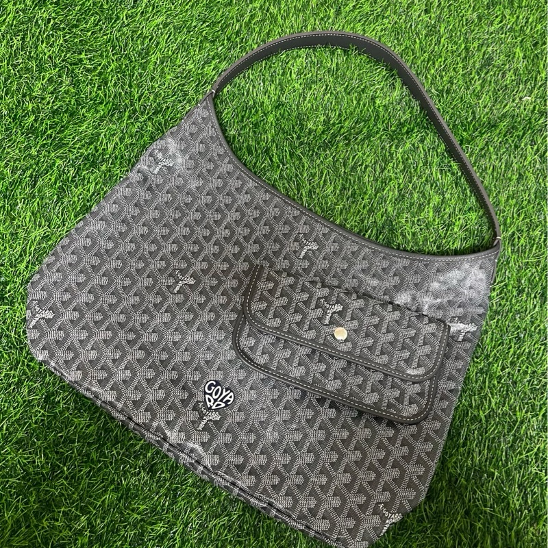 Goyard hobo 灰色限定愛心塗鴉-5