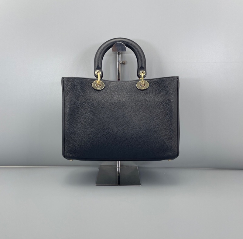 【90%新✨最平台最低價】Dior VIP經典款黑色中號子母袋Diorissimo 手提單肩斜挎包-2