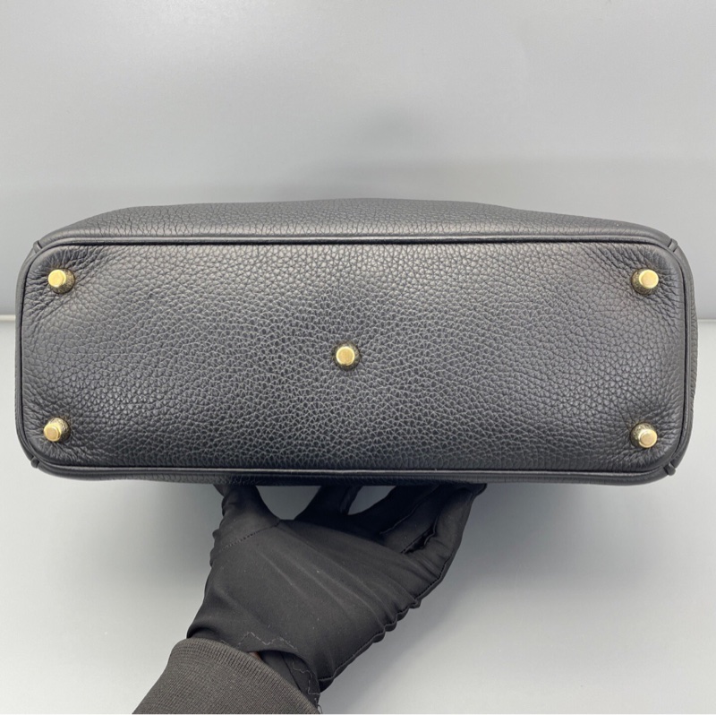 【90%新✨最平台最低價】Dior VIP經典款黑色中號子母袋Diorissimo 手提單肩斜挎包-4