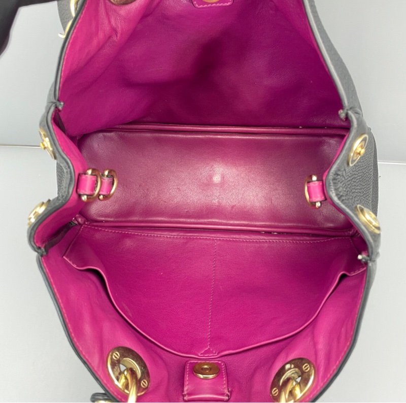 【90%新✨最平台最低價】Dior VIP經典款黑色中號子母袋Diorissimo 手提單肩斜挎包-7