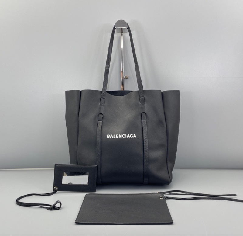 【97%新✨全網最低價】巴黎世家 Balenciaga Everyday子母手提袋 黑色小羊皮托特包|可手提可斜挎-1