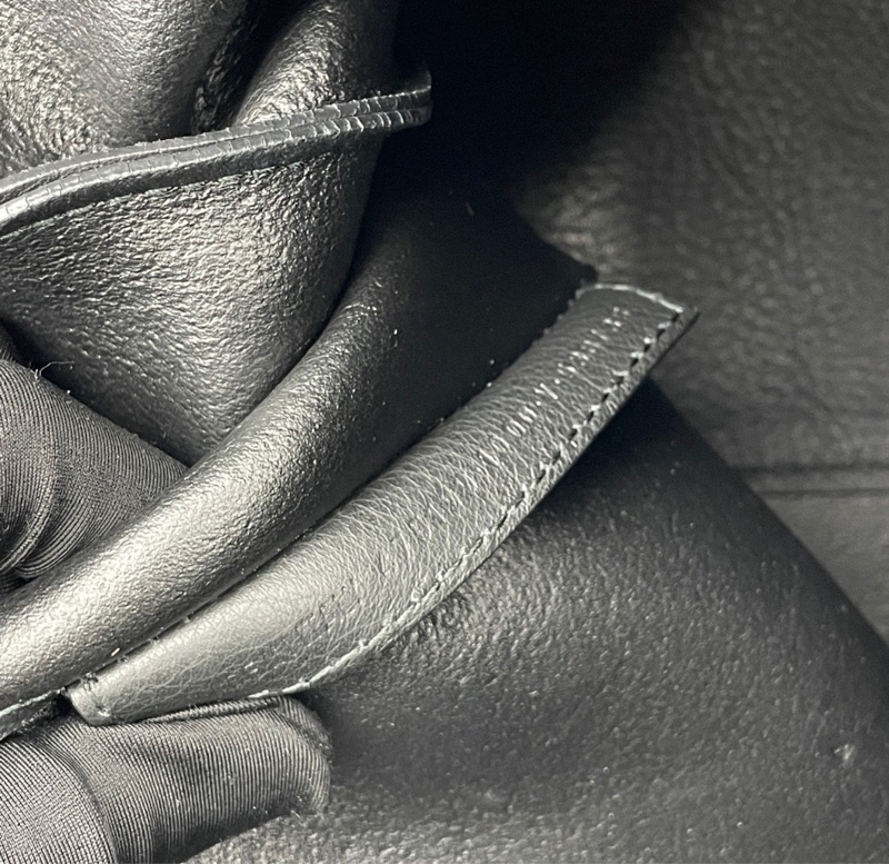 【97%新✨全網最低價】巴黎世家 Balenciaga Everyday子母手提袋 黑色小羊皮托特包|可手提可斜挎-4