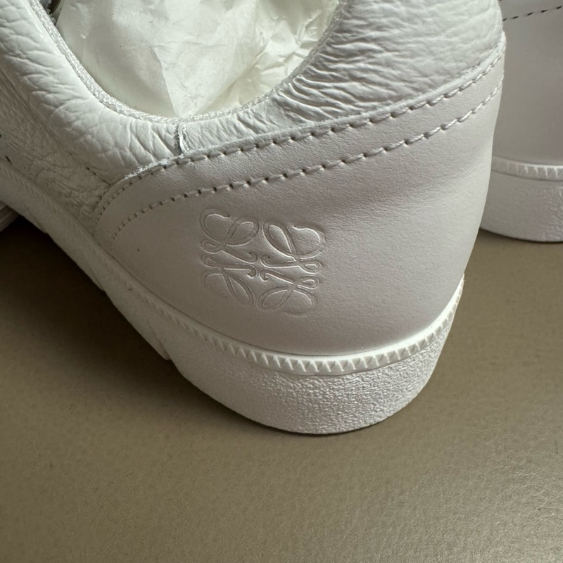 閒置新 未使用 Loewe羅意威 純白板鞋 37碼 無塵袋無盒-4