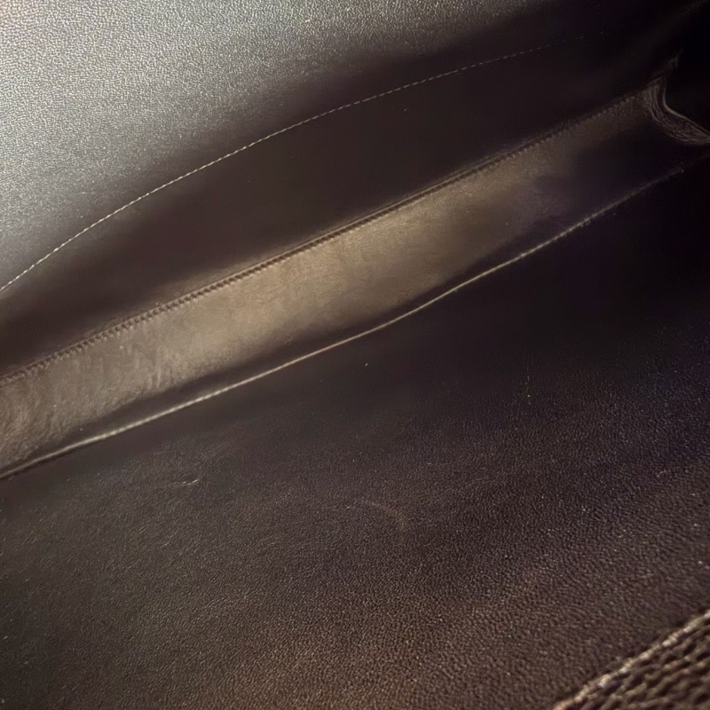 Celine soft16手提斜背包大號 黑金 牛皮36*28*11 99新配件塵袋肩帶鑰匙*2 鎖-3