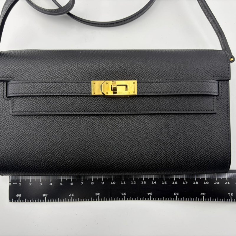 愛馬仕 凱莉經典隨身長款錢包（斜揹款）-9