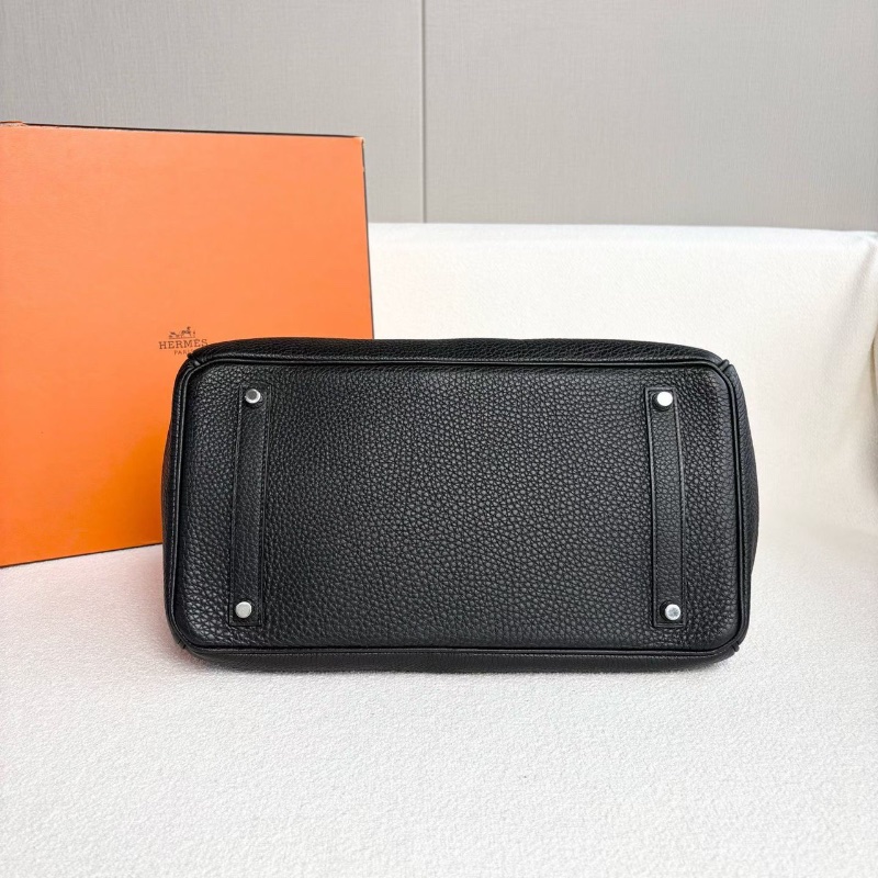 Hermes黑銀birkin35 togo皮35*25*18 99新帶膜配件鑰匙*2 鎖 塵袋-5