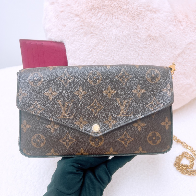 Lv felicie woc 老花鏈條包-1