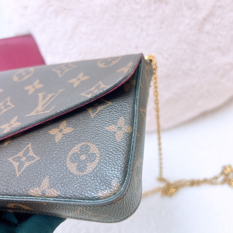 Lv felicie woc 老花鏈條包-4