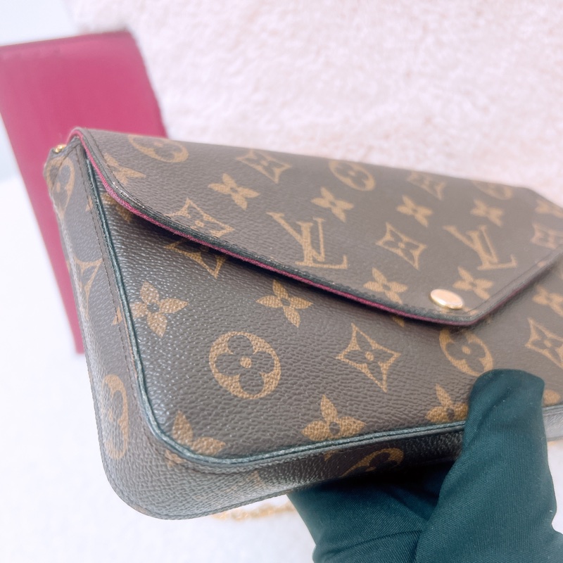 Lv felicie woc 老花鏈條包-5
