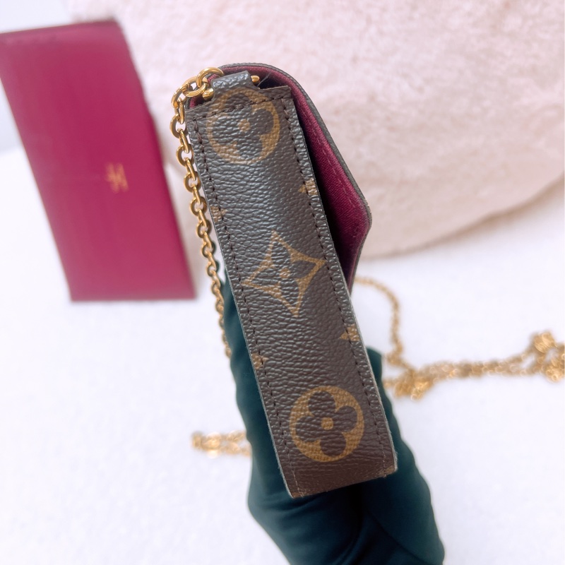 Lv felicie woc 老花鏈條包-6