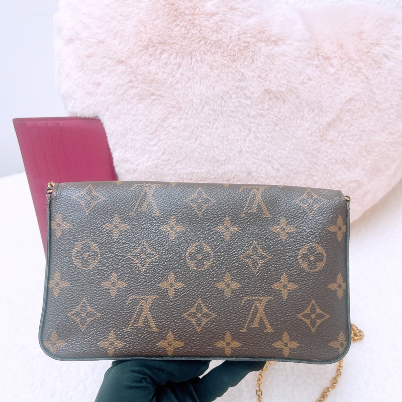 Lv felicie woc 老花鏈條包-7