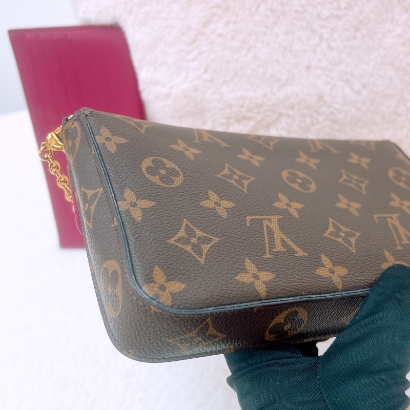 Lv felicie woc 老花鏈條包-9