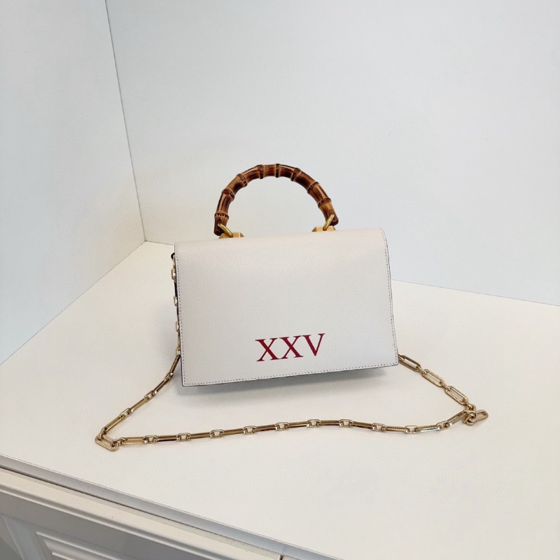 Gucci 限量秀款Ottilia昆蟲蛇紋竹節包 25*16*7  98新配件塵袋-7