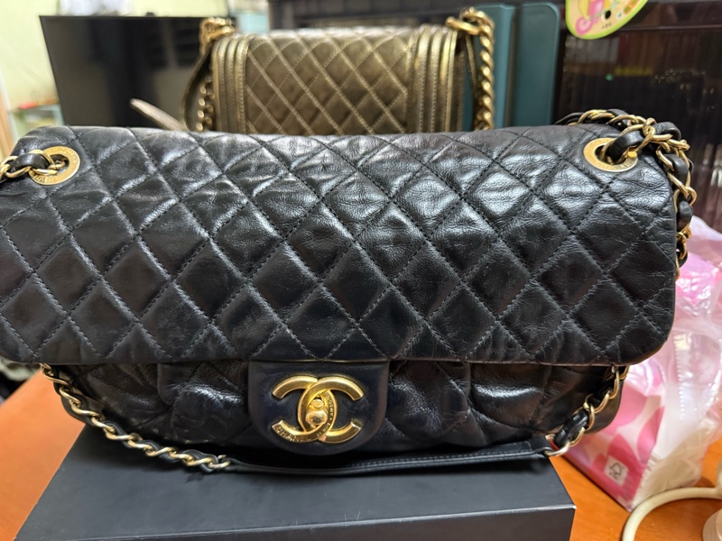 CHANEL CLASSIC SHOULDER CHAIN BAG-3