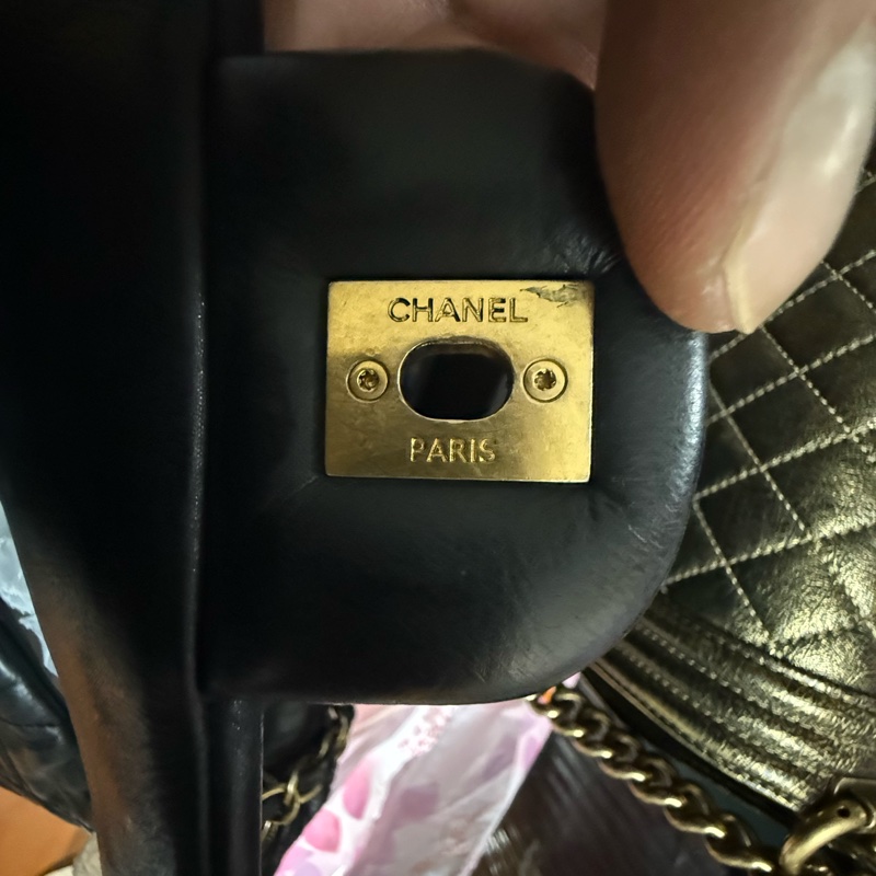 CHANEL CLASSIC SHOULDER CHAIN BAG-12