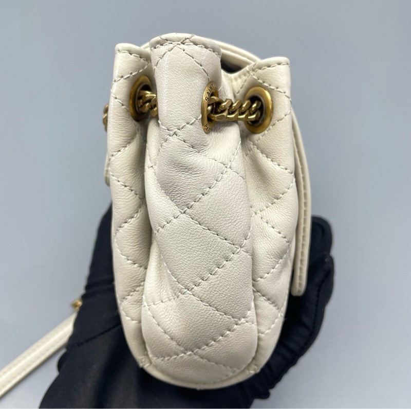 【93%新✨精緻百搭✨全網最優惠】YSL Nolita Mini 白金鏈條迷你包｜單肩｜斜揹｜手提-3